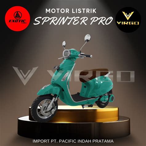 Jual Sepeda Motor Listrik Vespa Listrik Sprinter Pro Pacific Exotic