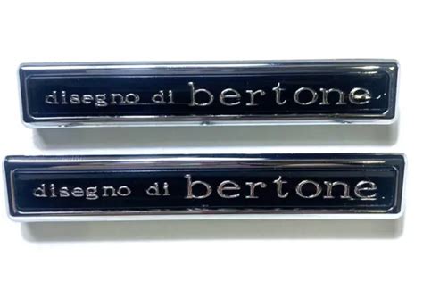 Alfa Romeo Giulia Gt Series Bertone Design Badge Logo