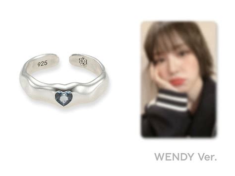 Red Velvet Th Concert R To V Nd Md Line Up Silver Ring Set