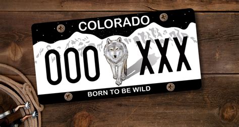 Show Your Wild Side: Support Colorado’s Ranches & Her Wolves with the ‘Born To Be Wild’ Plate ...