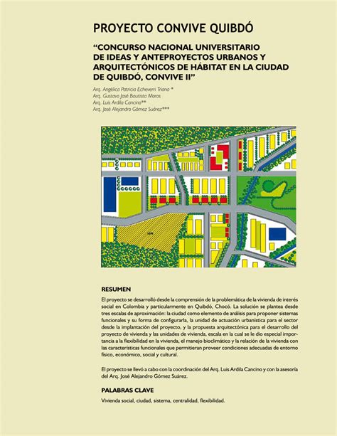 Pdf Concurso Nacional Universitario De Ideas Y Anteproyectos Urbanos