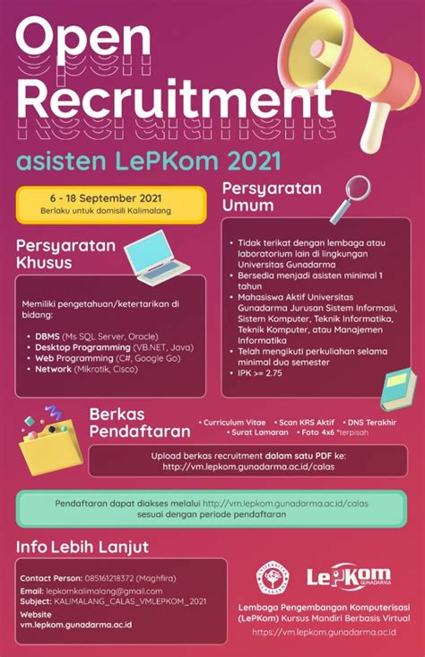 Lepkom Mandiri Berbasis Virtual Universitas Gunadarma