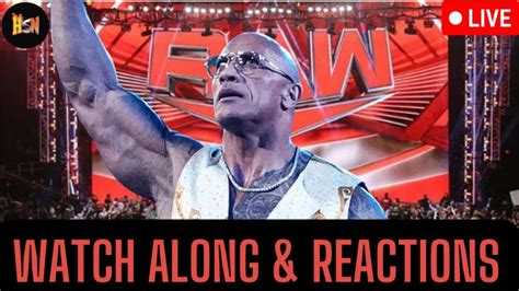 Wwe Monday Night Raw Watch Along Reactions Wwe Wweraw Raw Youtube