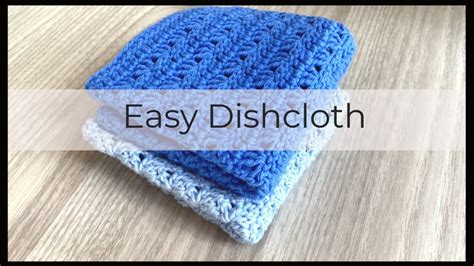 Crochet Beginners Do This Easy Crochet Dishcloth Tutorial Youtube