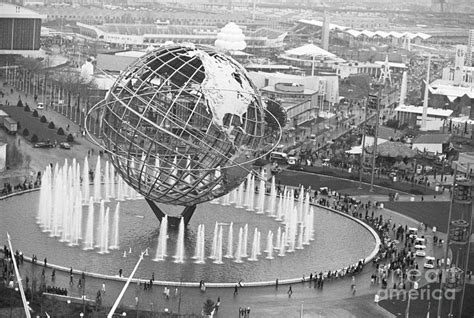 The Unisphere At 1964 Worlds Fair by Bettmann