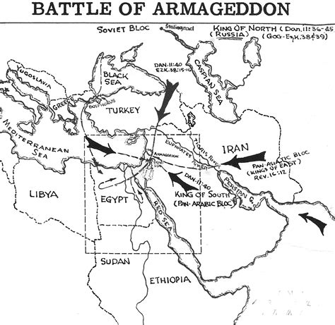Battle Of Armageddon Map Pin On Truth