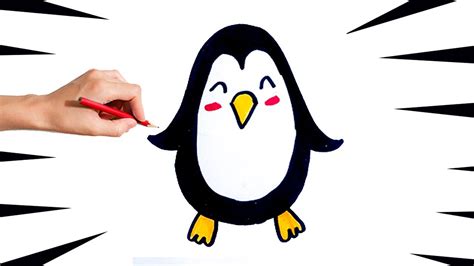 Como Desenhar Um Pinguim Fofo M O F Cil Passo A Passo Youtube