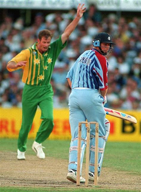 Mike Atherton Falls To Paul Reiffel Espncricinfo