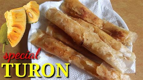 Sm Special Turon With Langka Youtube