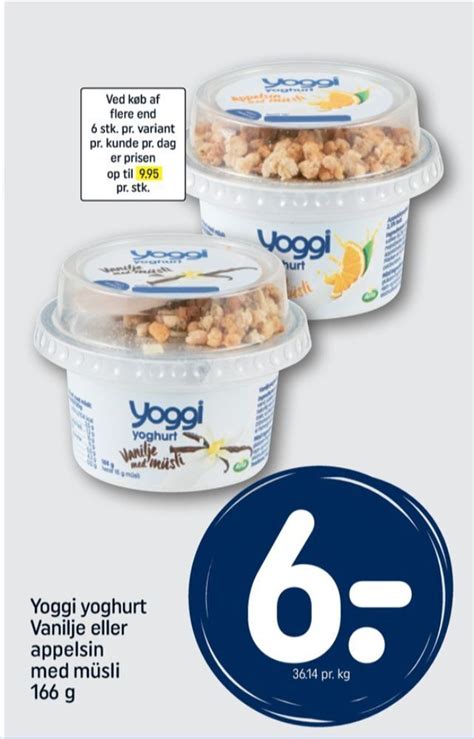 Yoggi Yoghurt Appelsin Med M Sli Top Tilbud Hos Rema