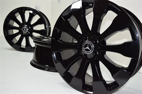 20″ Mercedes GLS350 GLS450 GL350 GL450 BLACK wheels rims 2012-2020 – Factory Wheel Republic