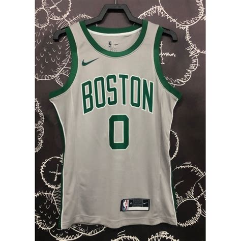 Jayson Tatum Boston Celtics 2020 21 City Edition Maillots De Foot Et