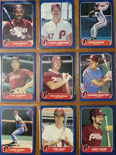 1986 FLEER Baseball Cards Card 441 660 You Pick To Complete Your