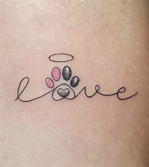 Sintético 91 Foto Tatuaje De Huella De Perro Con Corazon Actualizar