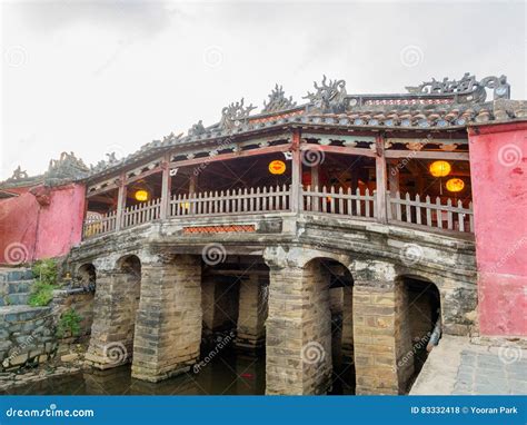 Pont Couvert Japonais En Hoi An Ancient Town Vietnam Photo Stock