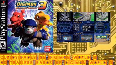 Curiosidades Sobre Digimon World Parte Os Trailers Raros Ps