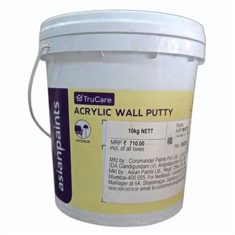 Asian Paints Trucare Acrylic Wall Putty At 624 Bag Asian Wall Putty