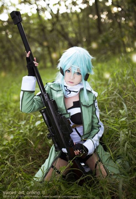 Papel De Parede Cosplay Anime Sword Art Online Asada Shino Misa