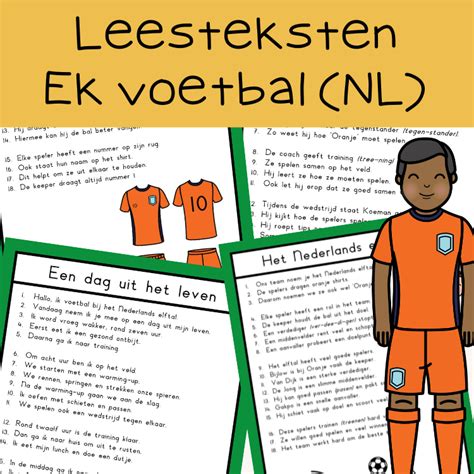 Teksten EK Voetbal NL Groep 3 Klas Van Juf Linda