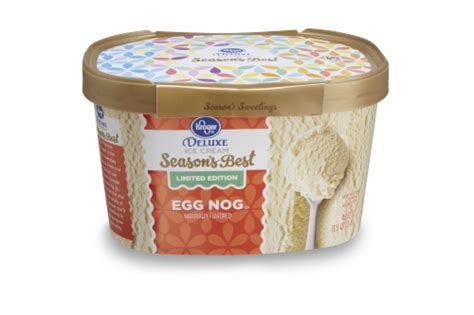 Kroger® Deluxe Eggnog Ice Cream 48 Fl Oz Frys Food Stores