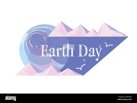 Earth Day Greeting Card Ecology Protection Concept Environment Hand