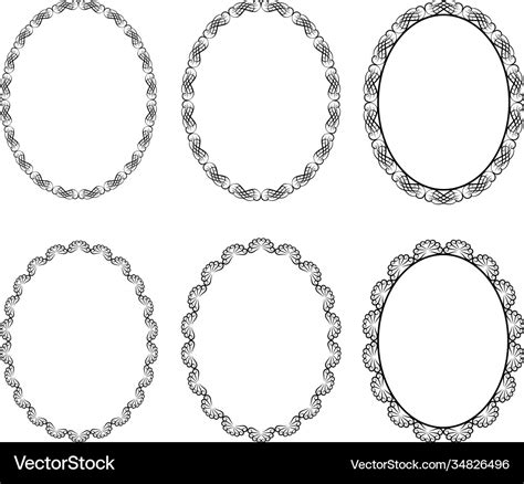 Decorative frames Royalty Free Vector Image - VectorStock