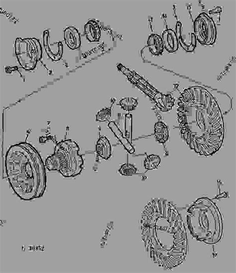 DIFFERENTIAL [02E10] - TRACTOR John Deere 2130 - TRACTOR - 1830, 2030, 2130 Tractors 50 POWER ...