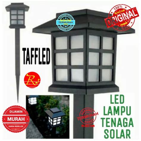 Jual Lampu Taman Led Model Tancap Taffled Lampu Tenaga Surya Matahari