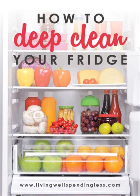 How To Deep Clean Your Fridge How To Have A Clean Refrigerator