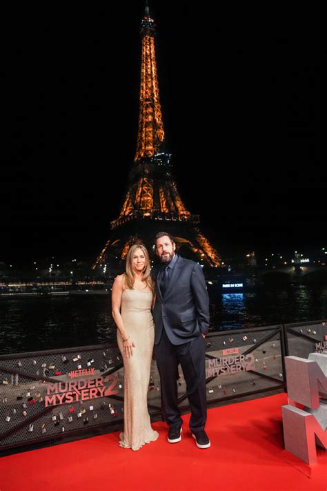 Jennifer Aniston And Adam Sandler At The Murder Mystery 2 Premiere Tom Lorenzo