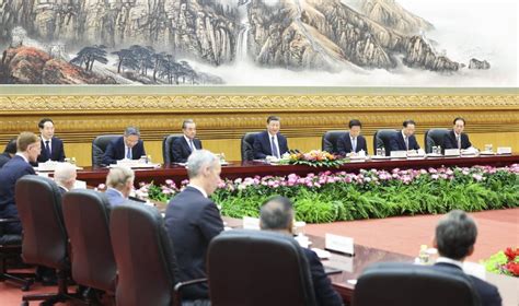 Xi Jinping Rolls Out The Red Carpet For Us Business Leaders Table Media