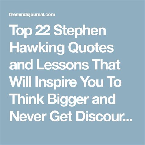 Best Stephen Hawking Quotes That Ll Inspire You