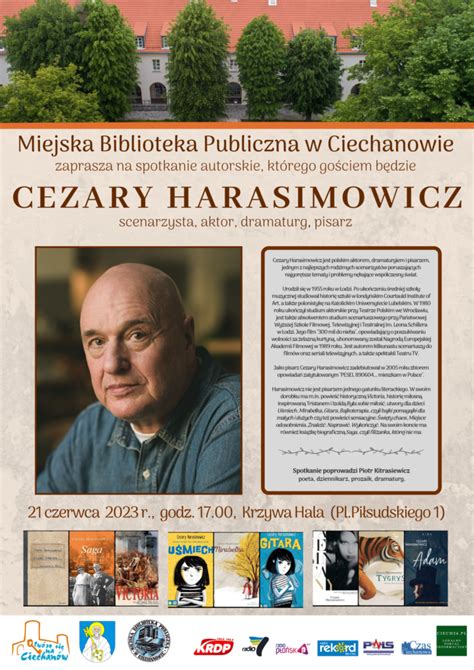 Spotkanie Autorskie Z Cezarym Harasimowiczem Miejska Biblioteka