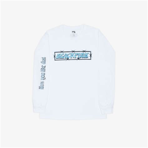 Blackpink Hylt Long Sleeve T Shirt White Kpop2uunnie