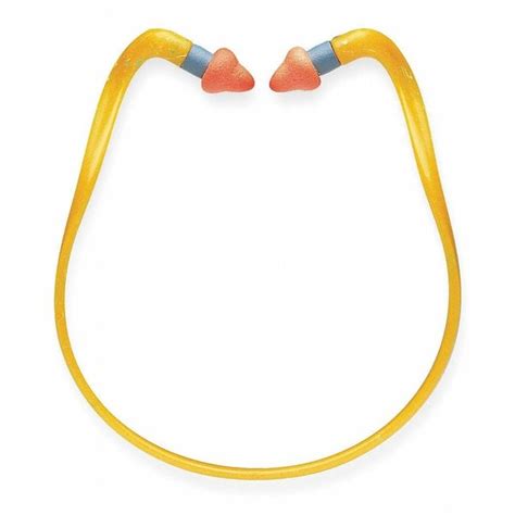 Honeywell Howard Leight Qb2 Reusable Banded Ear Plugs Bell Shaped Nrr 25 Db M Orange 1 Pair