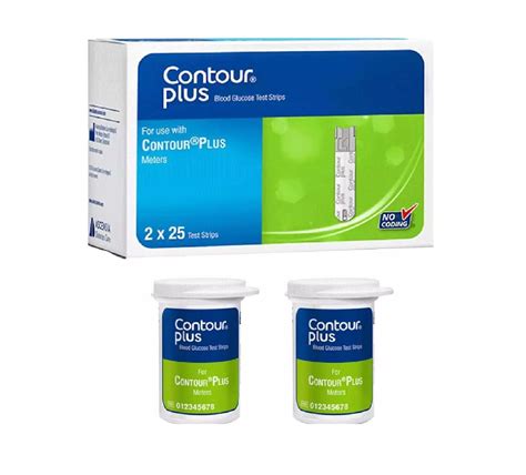 Contour Plus Blood Glucose Test Strips Count Price Uses Side