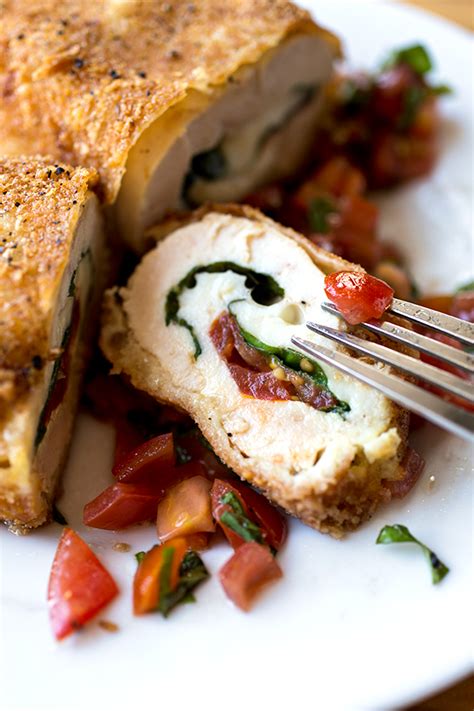 Hasselback Chicken Stuffed With Mozzarella Tomato And Basil