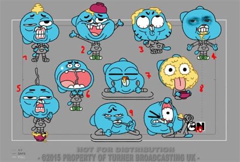 An Image Of Cartoon Characters With Different Expressions And Facial