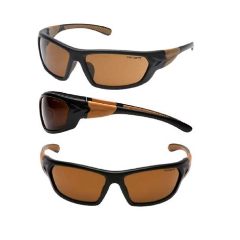 Carhartt Carbondale Safety Sunglasses With Sandstone Bronze Lens