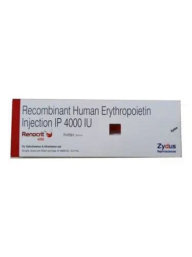 Renocrit Recombinant Human Erythropoietin Injection Ip Iu