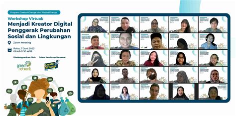 Green Network Asia Dan Waste4change Gelar Workshop Virtual Untuk