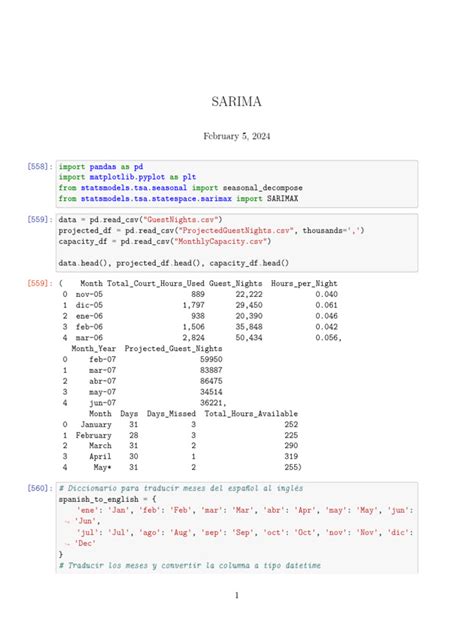 SARIMA | Download Free PDF | Autoregressive Integrated Moving Average ...