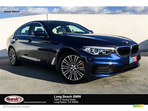 2019 Mediterranean Blue Metallic Bmw 5 Series 530i Sedan 133166475 Car Color