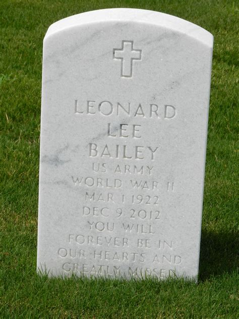 Leonard Lee Bailey (1922-2012) - Find a Grave Memorial