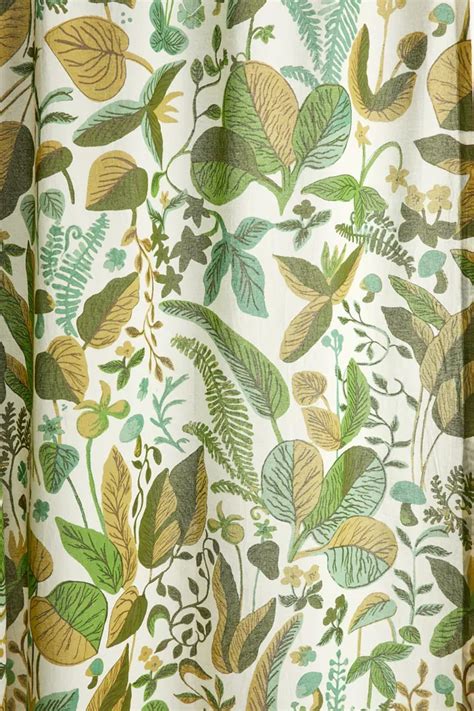 Ivy Tropical Greenery Shower Curtain Urban Outfitters