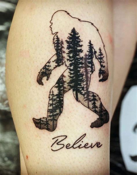 30 Creative Bigfoot Tattoos You Will Love Style Vp Page 23 Tattoo Designs Tattoos