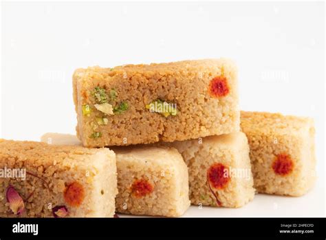 Milkcake Kalakand Burfi Oder Alwar Ka Mawa Barfi Mithai Besteht Aus