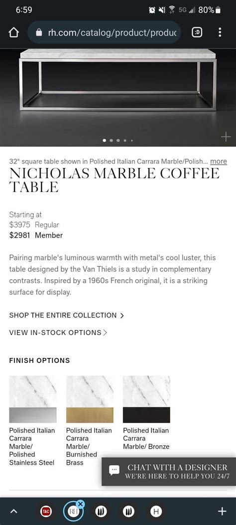 The Website For Marble Coffee Tables