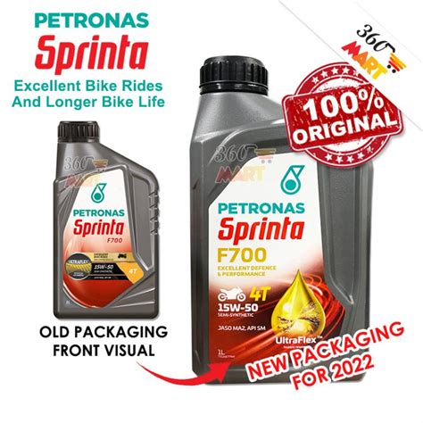 Petronas Sprinta F700 Semi Synthetic Motor Oil 15W 50 1 Litre 360Mart