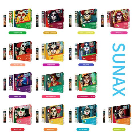 Shenzhen Vape Factory Wholesale Puffs Randm Sunax Disposable Vape